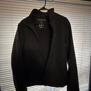 Nautica Classic Black Full-Zip Jacket
